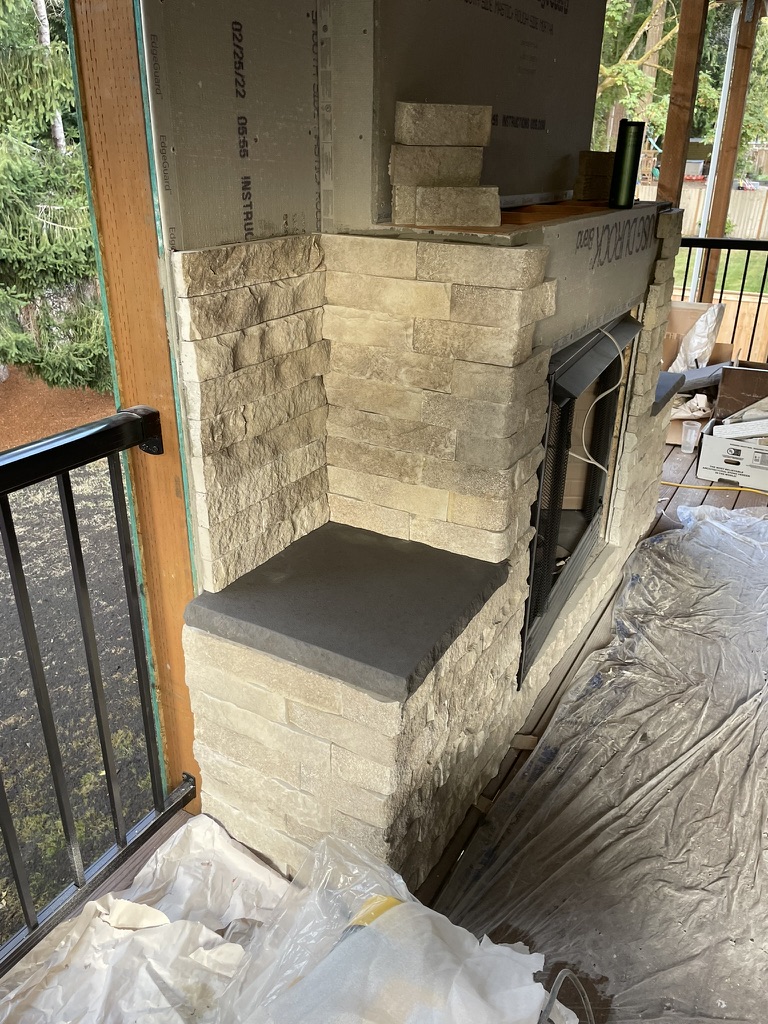 Outdoor Fireplace Build — Before